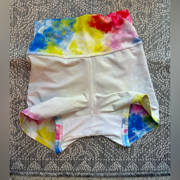 SOLD FLEO Summer Clouds Shorts True High Blue Pink Yellow - Small - Picture 9 of 15